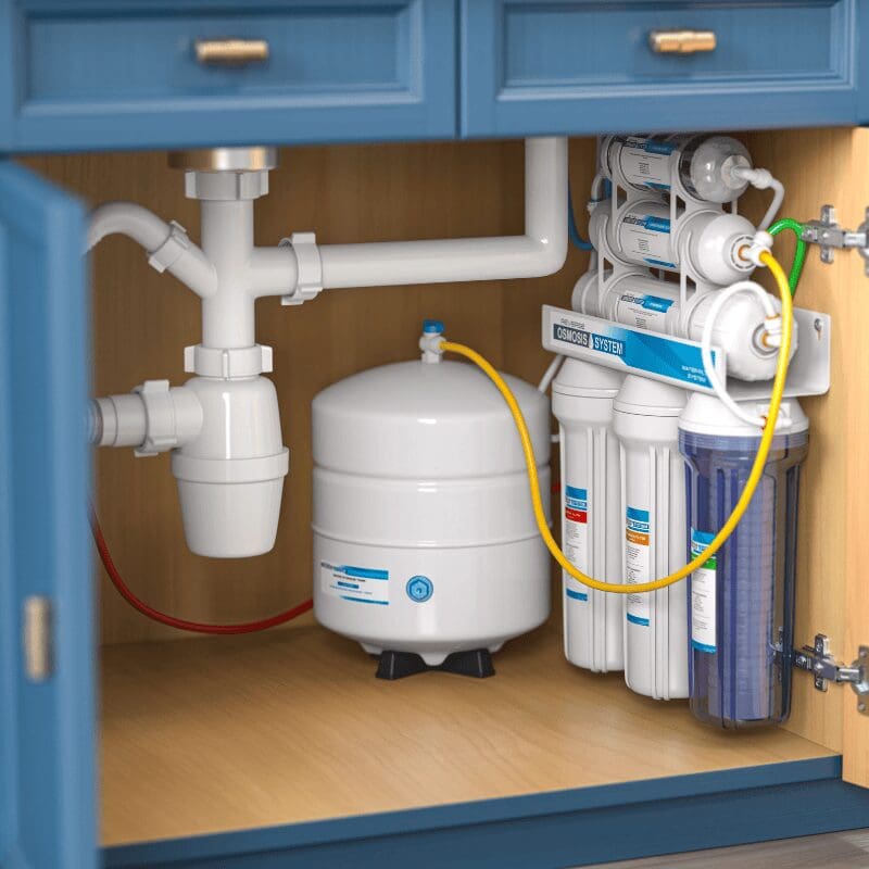 reverse osmosis system under the counter