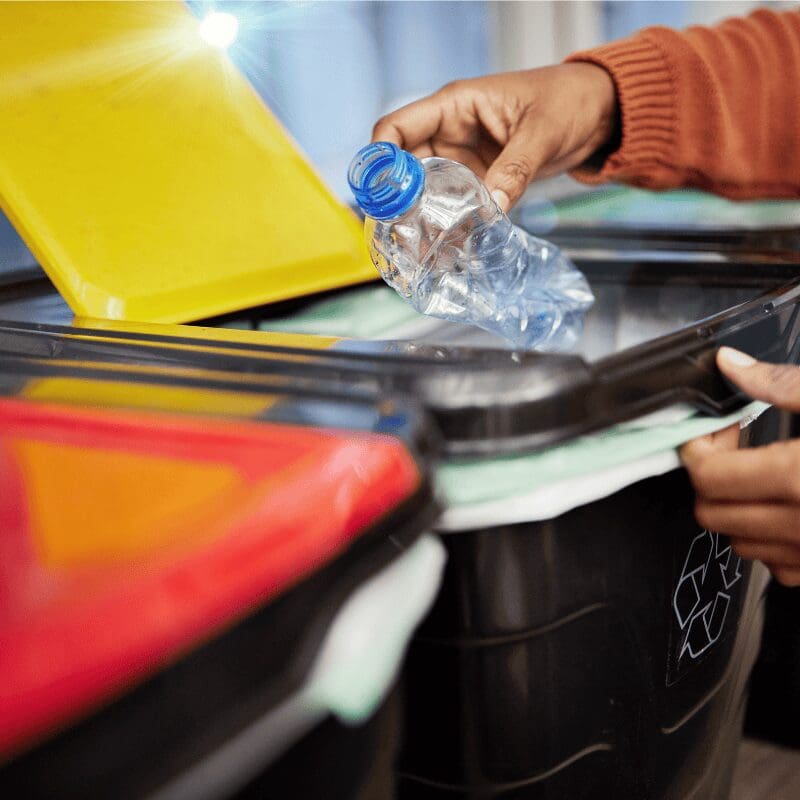 recycling plastic properly in the workplace